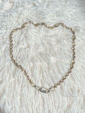 Twisted Herringbone Sterling Silver Bracelet